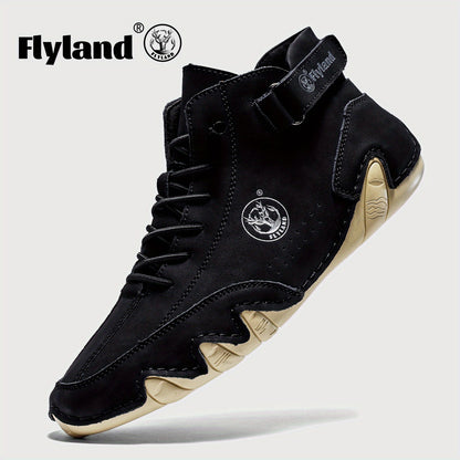 FLYLAND Women's Genuine Chukka - Lightweight Mid-Top Sneaker Dress with Round Toe, Casual - & Office, Handmade for Year-Round Wear (Handmade), Women Shoes, Sneakers
