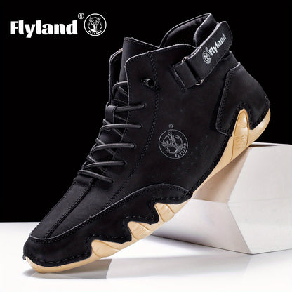FLYLAND Women's Genuine Chukka - Lightweight Mid-Top Sneaker Dress with Round Toe, Casual - & Office, Handmade for Year-Round Wear (Handmade), Women Shoes, Sneakers