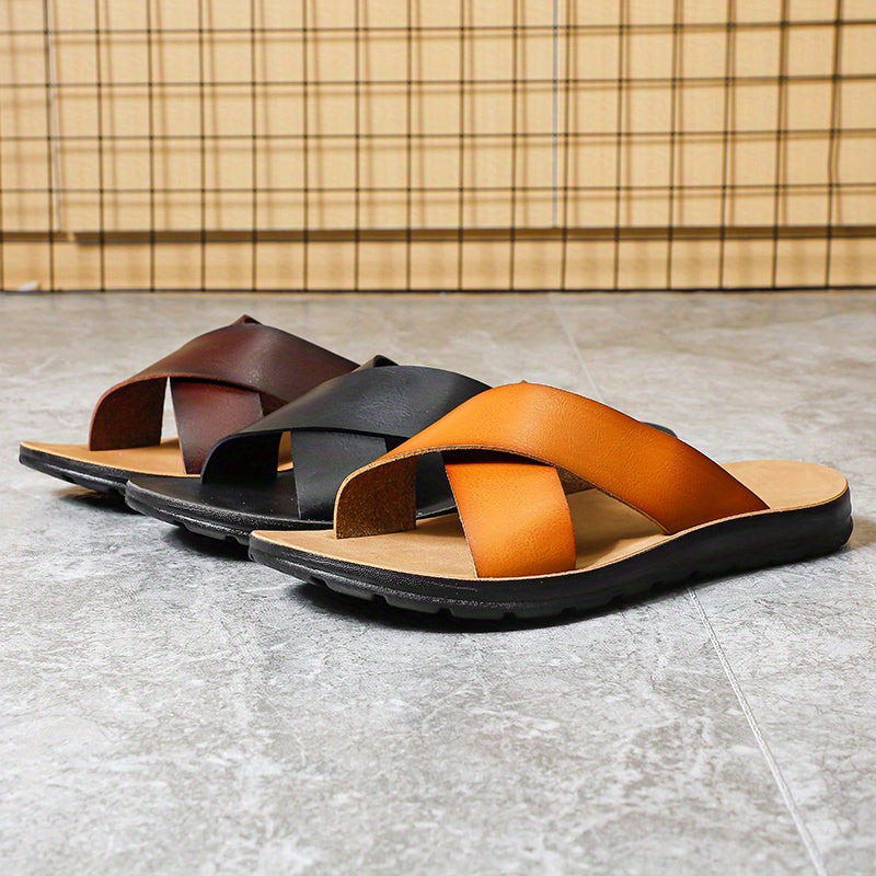 Women's Black Leather Oversized Shoes - product view 5