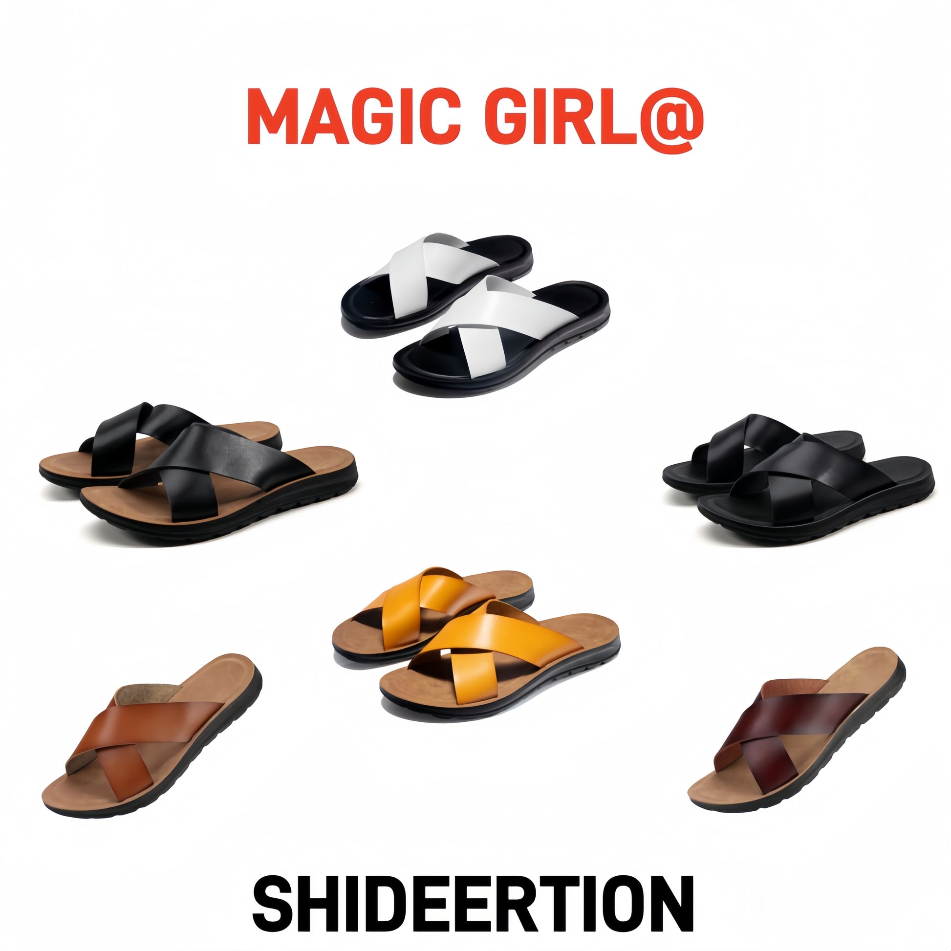 Women's Black Leather Oversized Shoes - product view 13