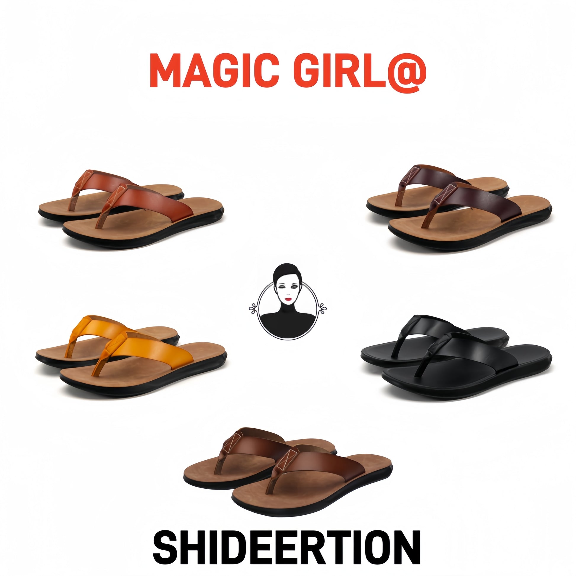 Women's Black Leather Oversized Shoes - product view 9