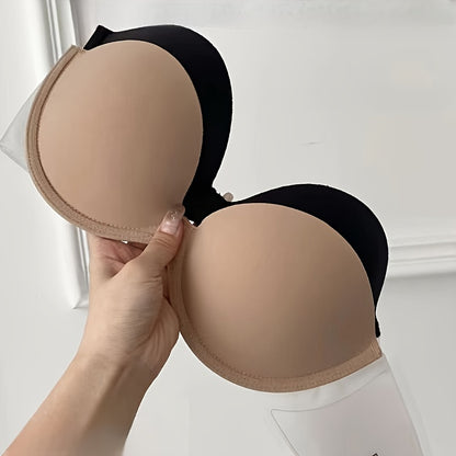 [Wedding Dress Bra] Strapless Bra Non-Slip Wedding Dress Seamless Wear With Sexy Big Halter Gathering Invisible Bra
