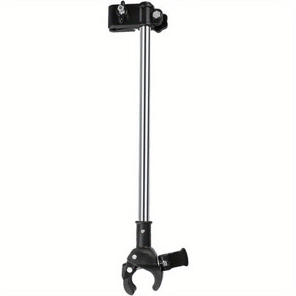 One Umbrella Frame Bracket, Adjustable Umbrella Frame Bracket, No Wrench Required, Umbrella Frame Clamp, Suitable for Wheelchairs, Walking Aids, Wheeled Walking Aids, Bicycles, Baby Strollers