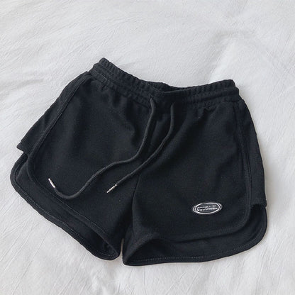 Sports shorts female summer new tide spicy high waist loose thin hot pants wide leg pants