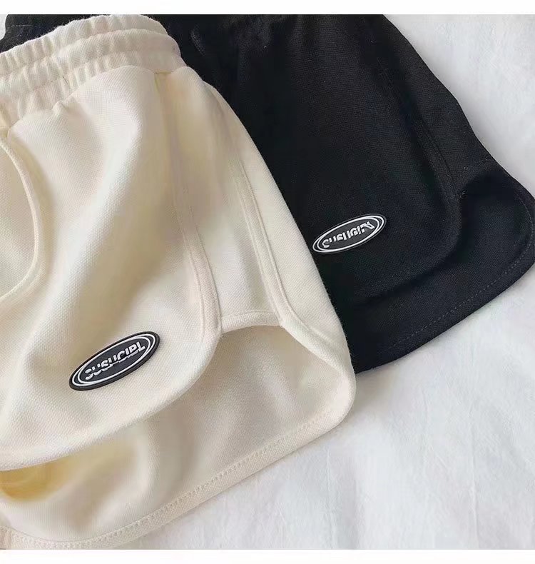 Sports shorts female summer new tide spicy high waist loose thin hot pants wide leg pants