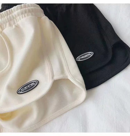 Sports shorts female summer new tide spicy high waist loose thin hot pants wide leg pants