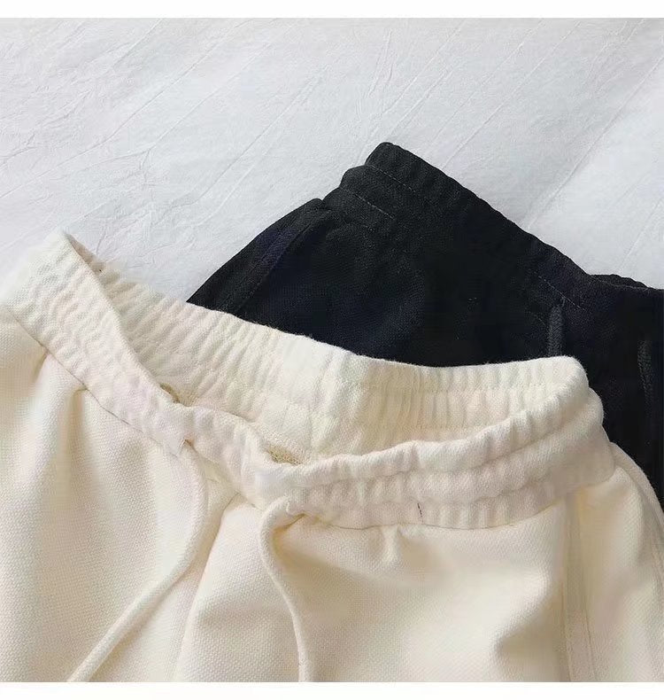 Sports shorts female summer new tide spicy high waist loose thin hot pants wide leg pants
