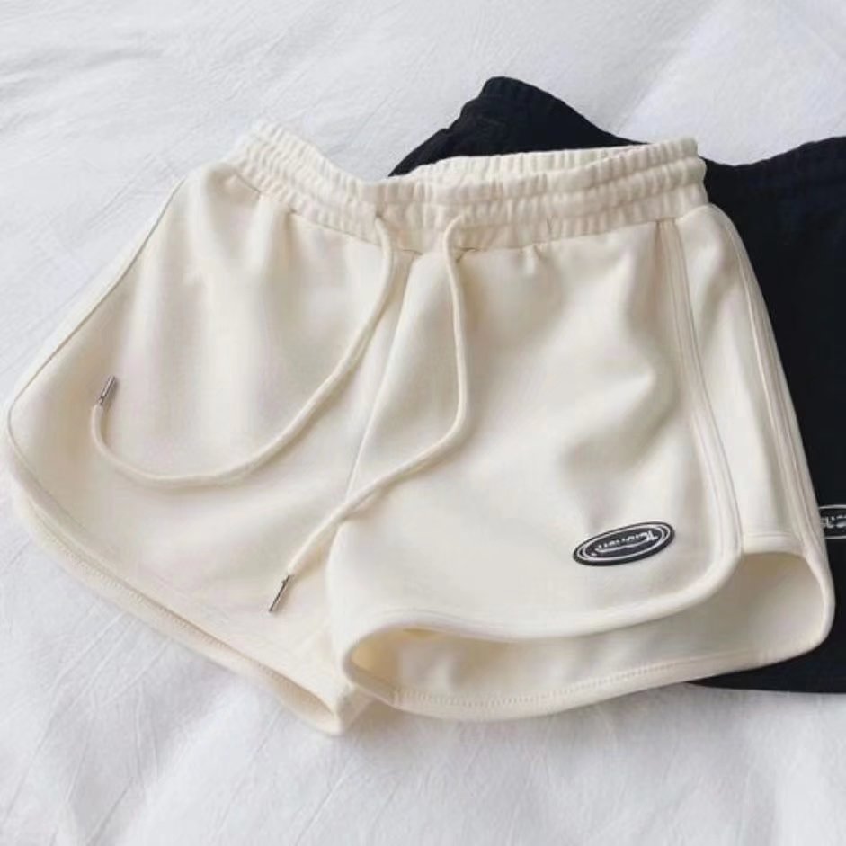Sports shorts female summer new tide spicy high waist loose thin hot pants wide leg pants
