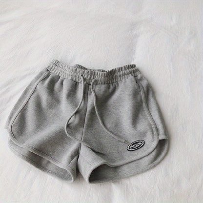 Sports shorts female summer new tide spicy high waist loose thin hot pants wide leg pants