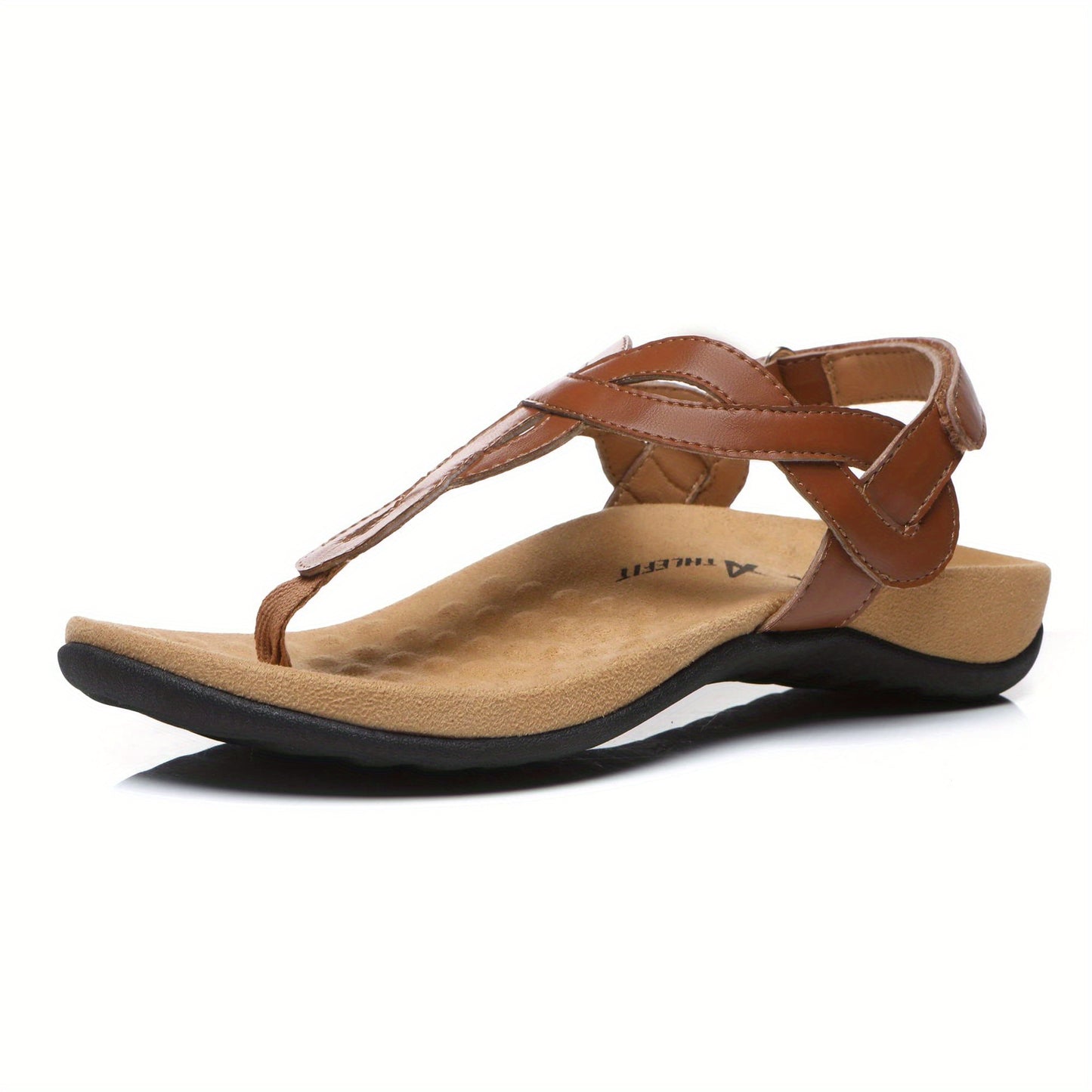 Women's Arch Support Sandals Flat Sandals Adjustable Comfort Walking Sandals, Women Shoes