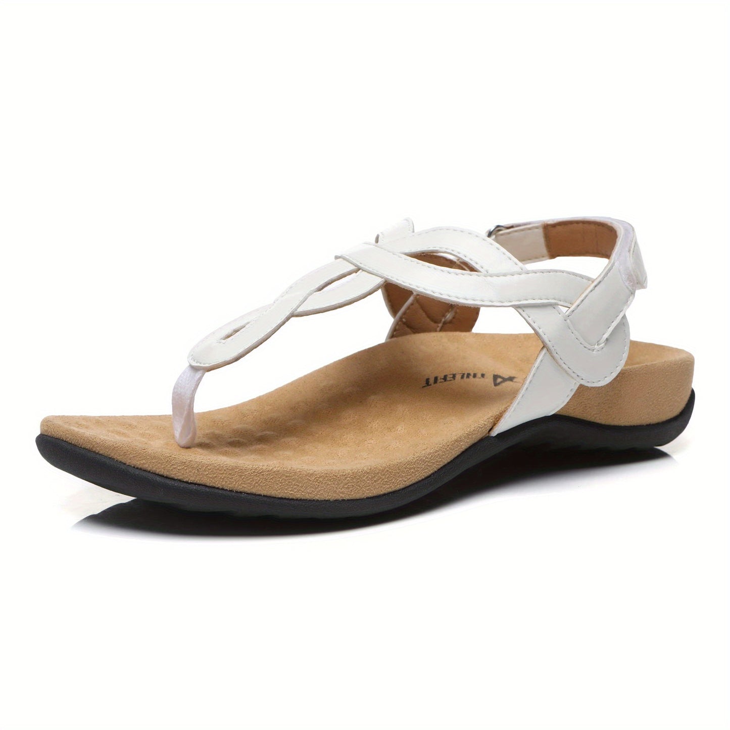 Women's Arch Support Sandals Flat Sandals Adjustable Comfort Walking Sandals, Women Shoes
