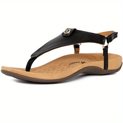 Womens Arch Support Sandals Adjustable Thong Flip Flops Shoes, Women Shoes