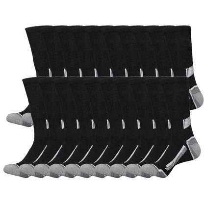 10/20/30 Pairs Pack Men's Athletic - Breathable Elastic Sports Socks Suitable for Basketball, Fitness, Outdoor Activities - Sweat-Wicking Comfortable Tube Socks