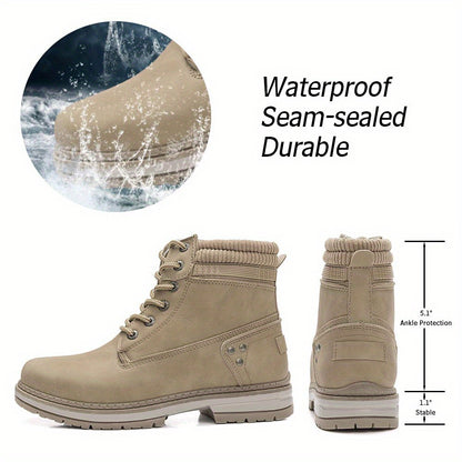 Women's High Quality Hiking Ankle Boots, Non-slip Wear-resistant, Women Shoes