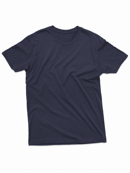 5pcs Set, 100% Cotton T-shirt, Men's Classic Solid Color Short Sleeved T-shirt
