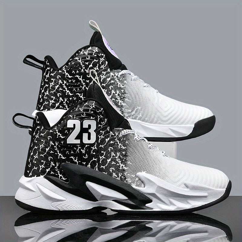 [Breathable Non-Slip Sneakers] Sneakers, Men's Basketball Shoes, Breathable And Non Slip, Outdoor Fashion Sports Shoes, Lightweight Running Shoes