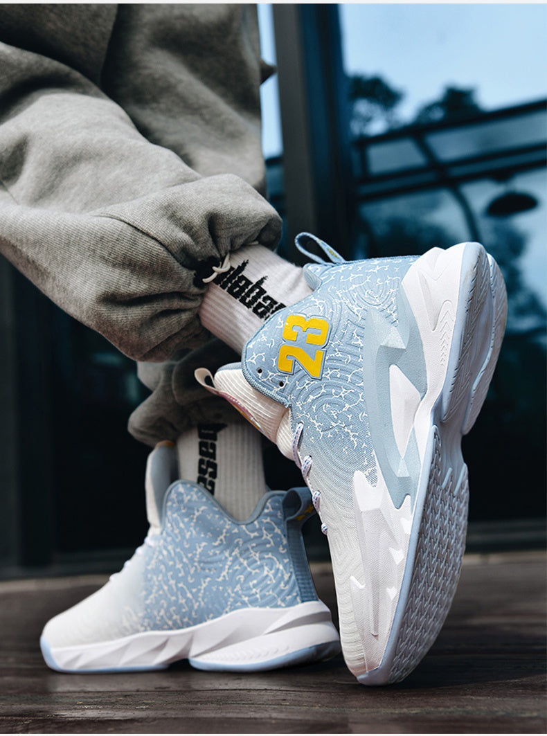 [Breathable Non-Slip Sneakers] Sneakers, Men's Basketball Shoes, Breathable And Non Slip, Outdoor Fashion Sports Shoes, Lightweight Running Shoes