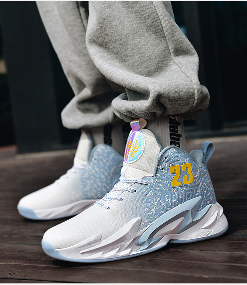 [Breathable Non-Slip Sneakers] Sneakers, Men's Basketball Shoes, Breathable And Non Slip, Outdoor Fashion Sports Shoes, Lightweight Running Shoes