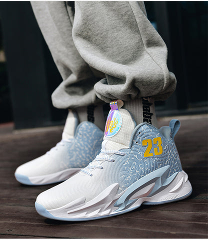 [Breathable Non-Slip Sneakers] Sneakers, Men's Basketball Shoes, Breathable And Non Slip, Outdoor Fashion Sports Shoes, Lightweight Running Shoes