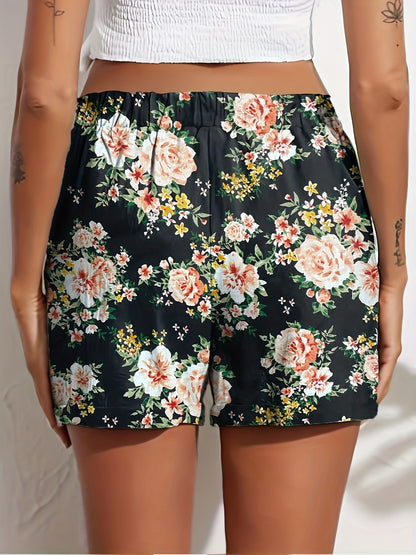 Tooluck Women'S Shorts Summer Casual Elastic Band High Waist Comfortable Shorts with Pockets