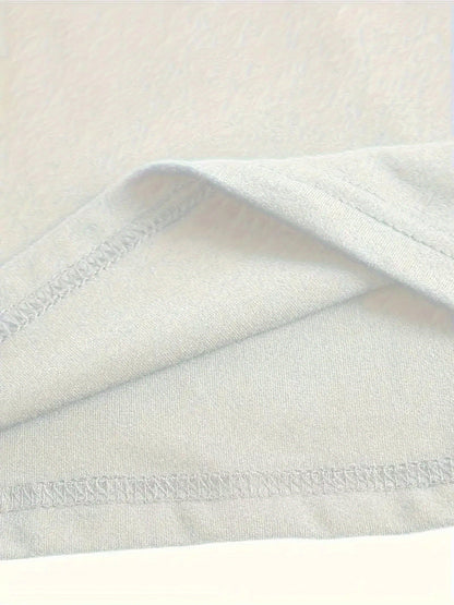 Solid Color Turtleneck Slim T-shirt, Spring and Autumn All-Match Long Sleeve T-shirt, Women's Clothing