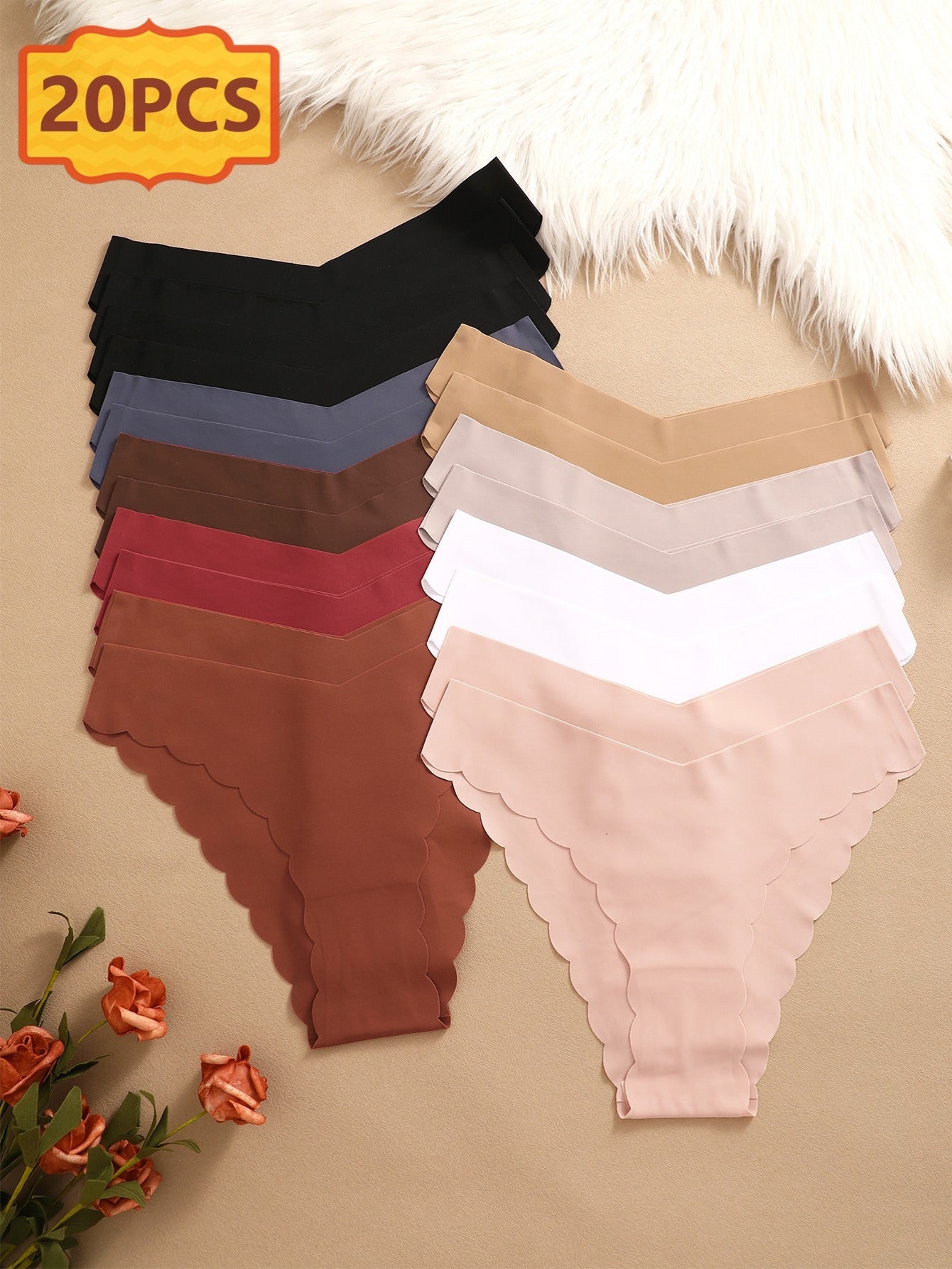 Women's Mixed colors V-Neck Pants - product view 6