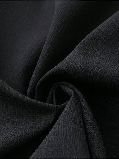 Plus Size, Women's Plus Size Elastic Waistband, Headband, Waist Knot, Wide Leg Pants, Summer Casual Wide Leg Pants