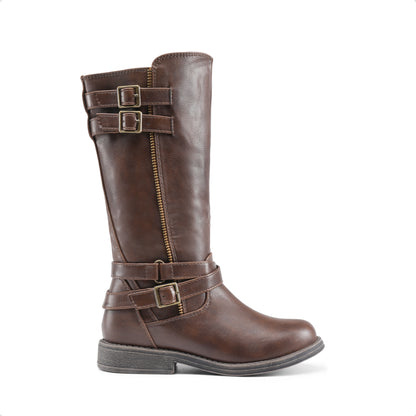 Girls Knee High Fashion Riding Boots