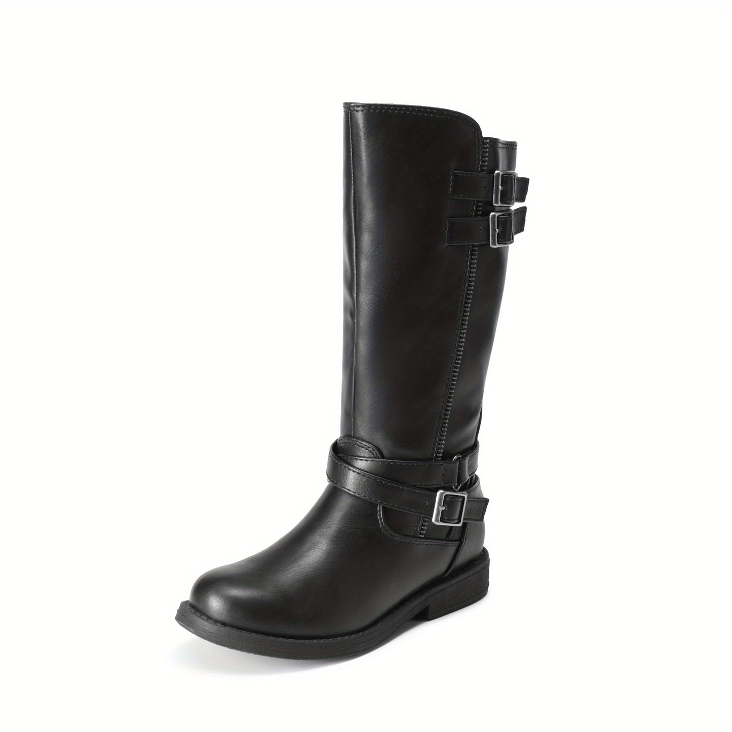 Girls Knee High Fashion Riding Boots