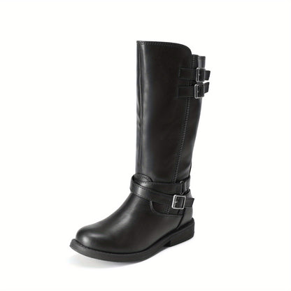Girls Knee High Fashion Riding Boots
