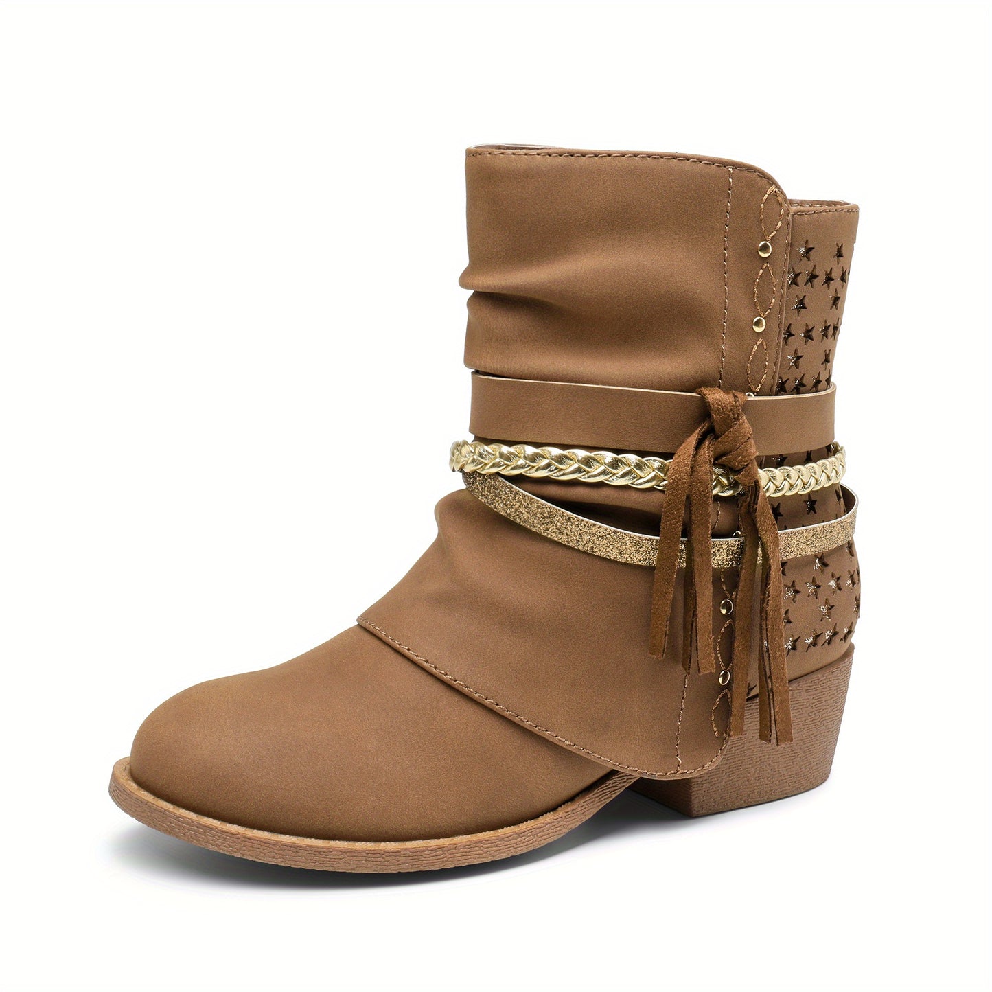 Girls Boots - Non-Slip Sole & Slip-On 735653