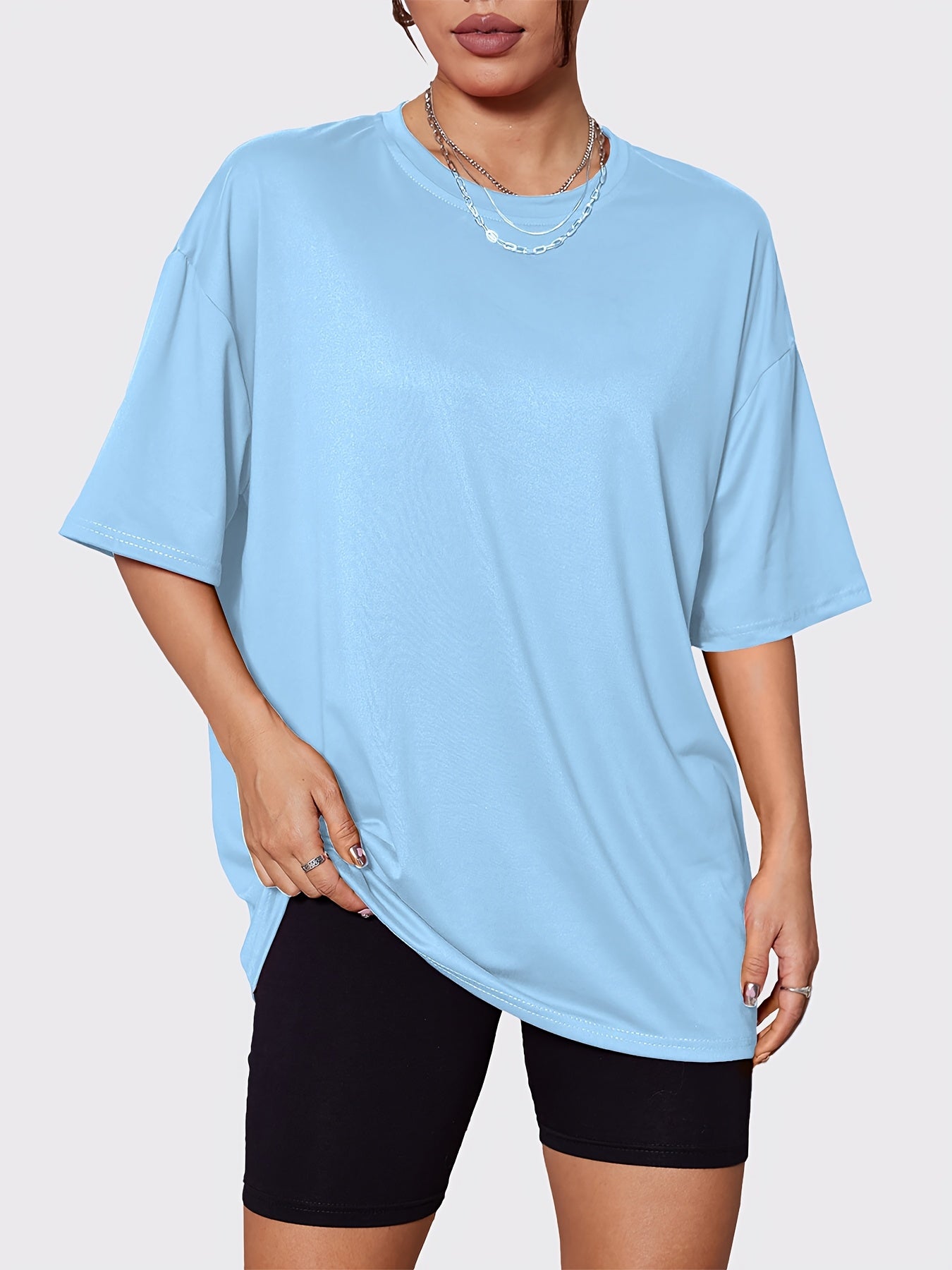 Women's Mixed colors Polyester T-Shirt - product view 3