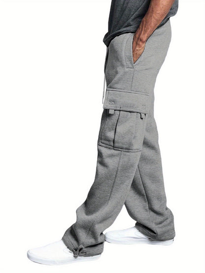 Men's Casual Pants - Elastic Waist