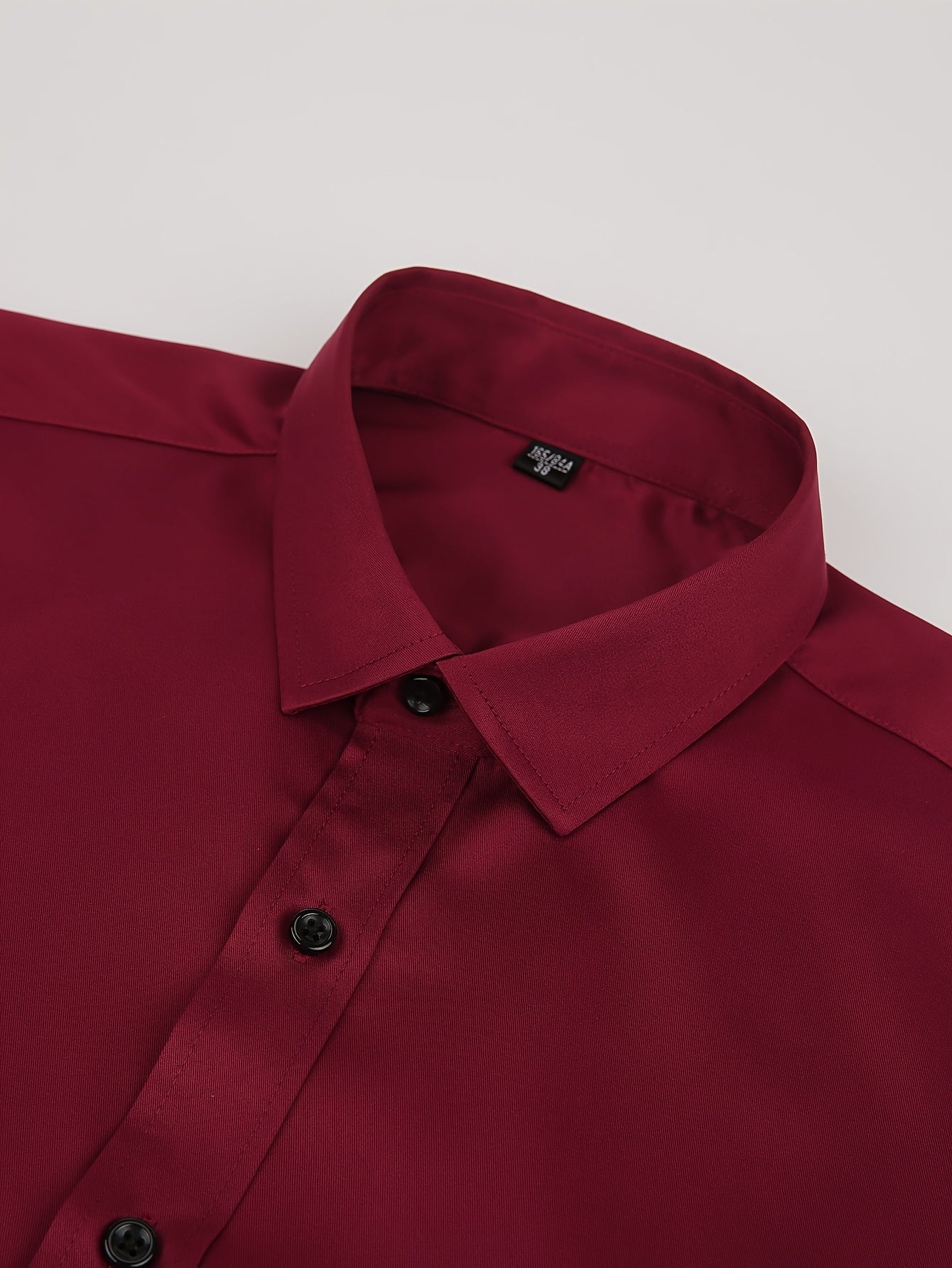 Men's Cufflink Shirt 2026 Spring/Summer French Cuff Shirt Breathable, Stretchy, Wrinkle-Resistant Business Casual Easter Gift Suitable for Men, Husband, Father Holiday Cruise Essential Short-Sleeve Shirt Summer Top Formal Dress Shirt