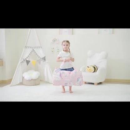 Toddler Nap Mat - Rolled Pillow and Blanket Set