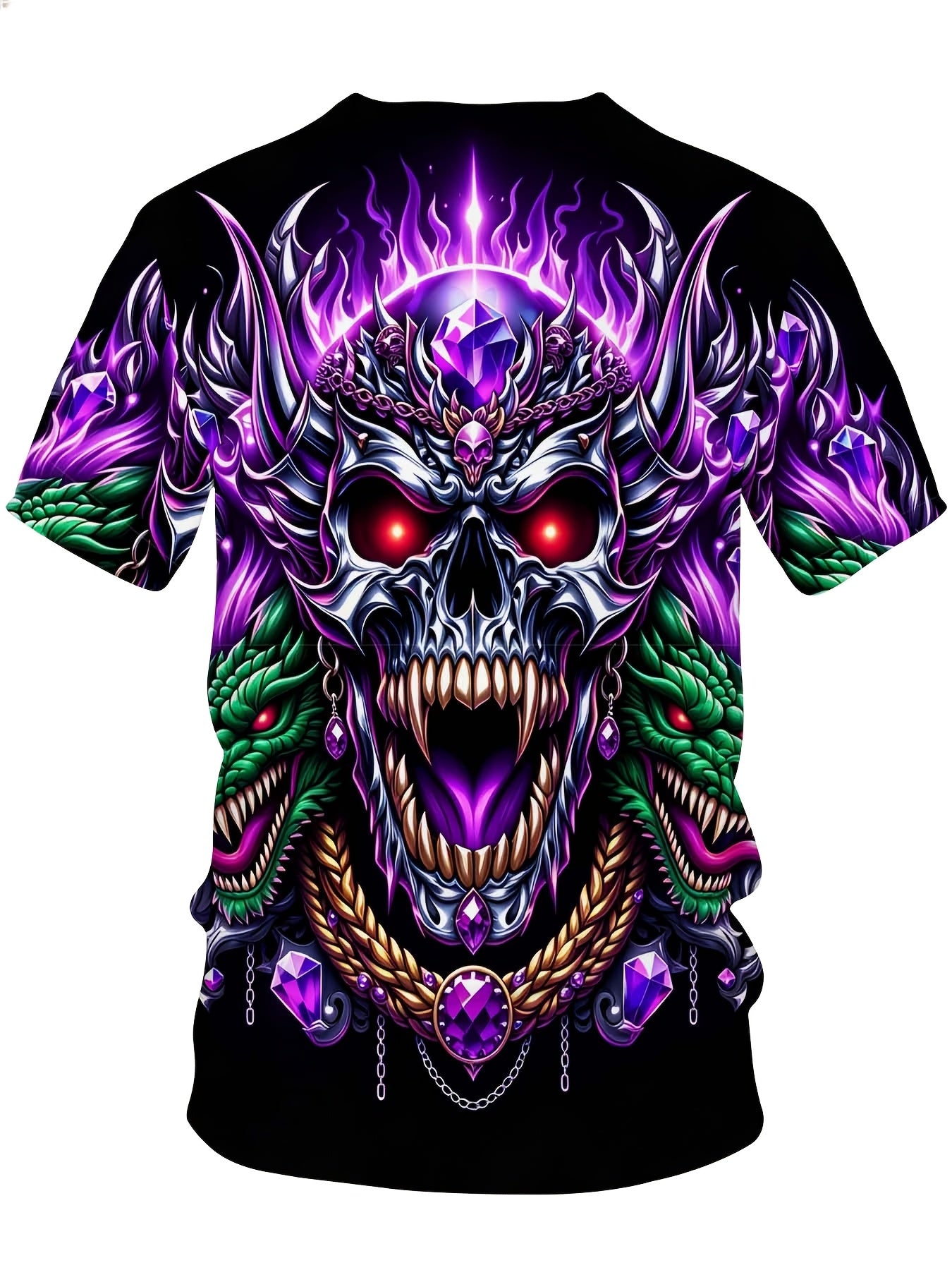 Men's Multicolor Printed Graphic T-Shirt - product view 32