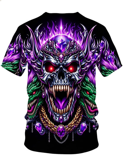 Men's Multicolor Printed Graphic T-Shirt - product view 32