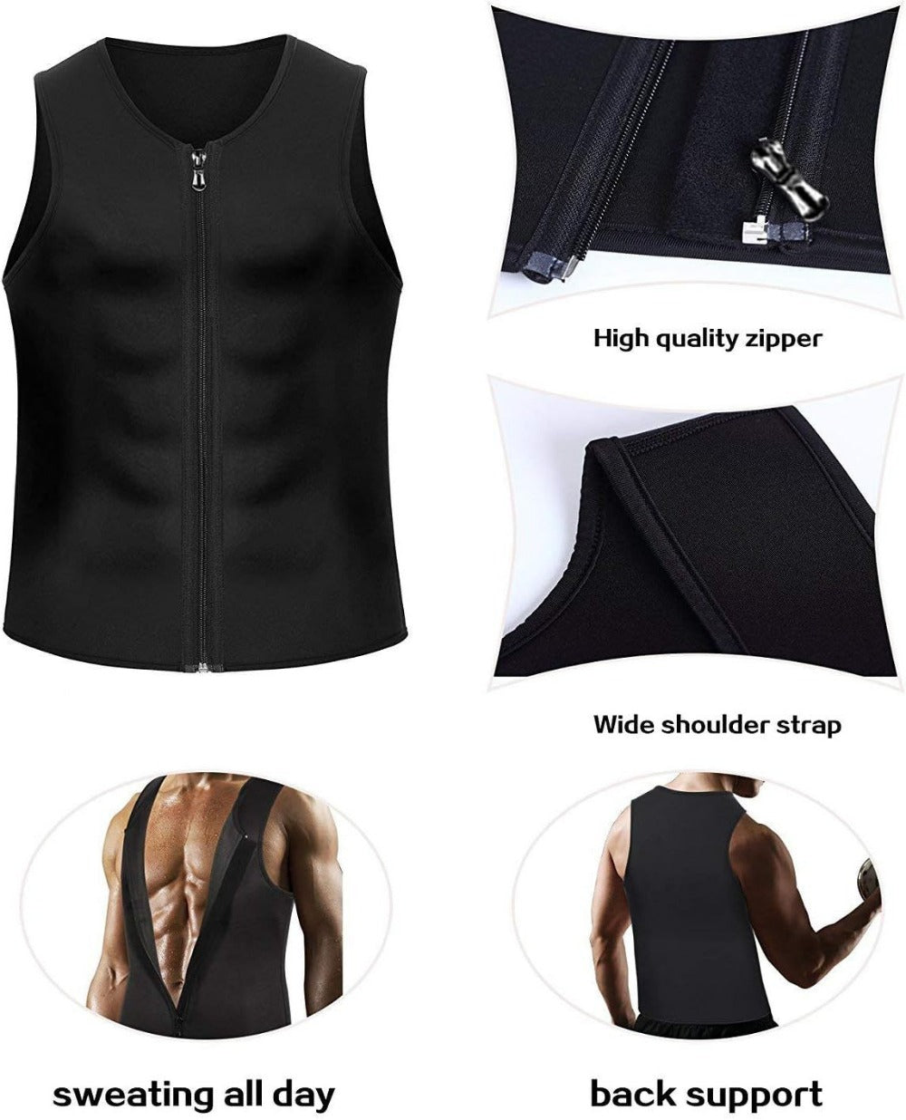 Men's Solid Color Performance Shirt - Sleeveless 282149