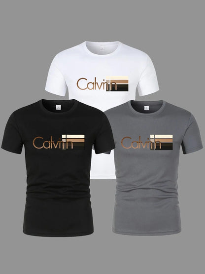 Men's Essential T-Shirt - Crew Neck Short Sleeve Weekend Style
