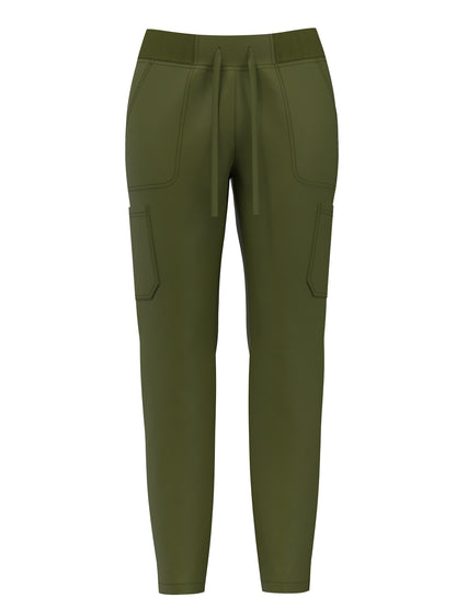 Women's Scrub Pants Set, Elastic Breathable Polyester Spandex Blend, V-Neck Short Sleeve with Pocket, Solid Color, for Work