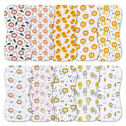 Burp Cloth - 10-pcs 10pcs Cloths Washcloths
