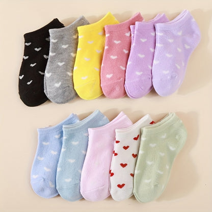 Girls' Bowknot Ankle Socks - 10/20-Pair Options