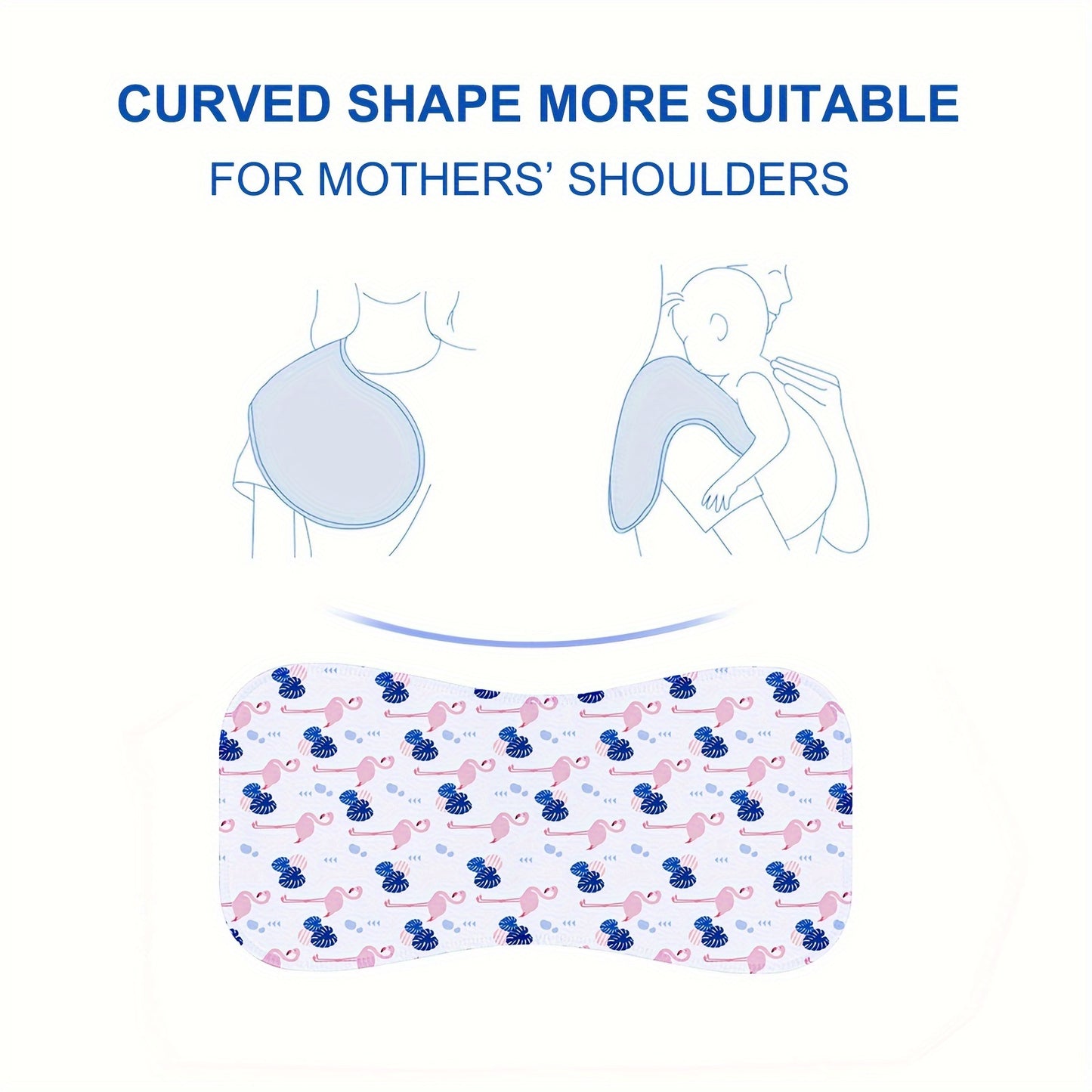 10pcs Burp Cloths for Baby Boys And Girls - Baby Burp Cloth, Baby Washcloths, Burp Rags, Large Neutral Burp Clothes for Newborn