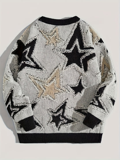 Men's Versatile Pullover Sweater