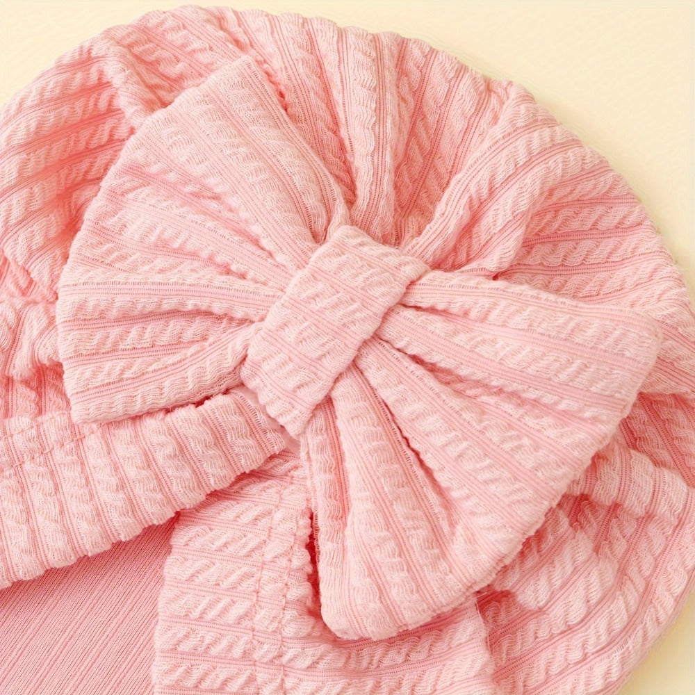 Baby Flower Caps - 4-Piece Soft Hat Set