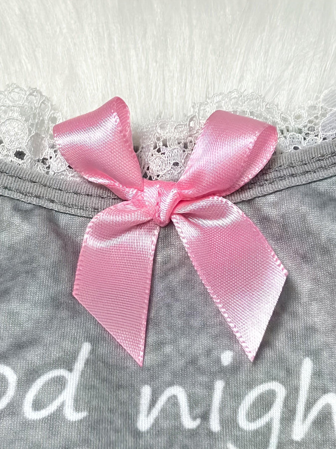 New Spring/Summer Color-Block Bow Spliced Adjustable Strap Plaid Heart Print Elastic Waist Casual Loungewear Pajama Set, Comfortable Fabric with a Soft Touch