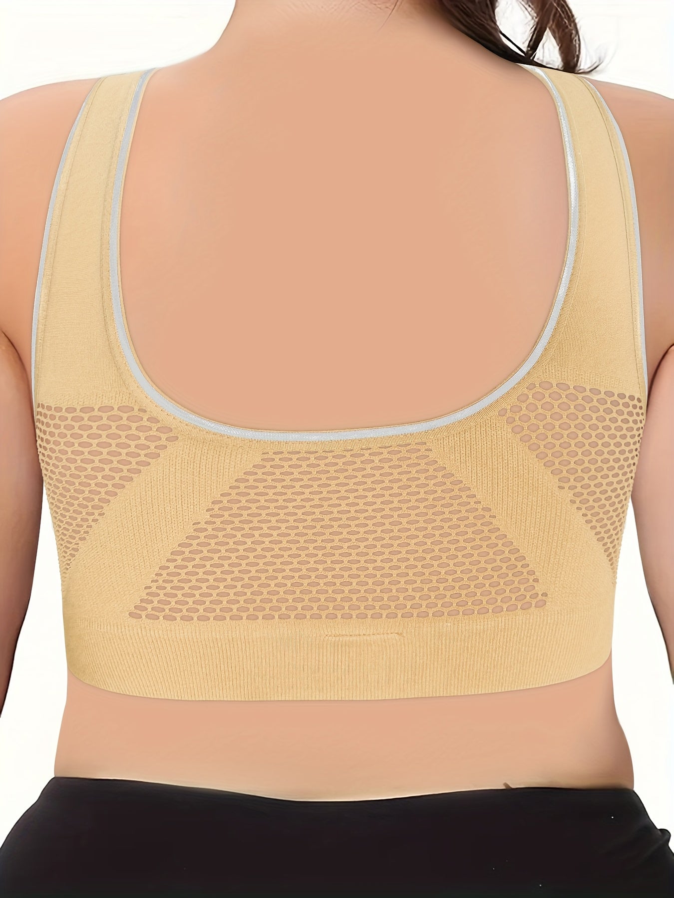 Set of 3 Women'S Sexy Bras Designed to Lift And Support, Featuring a Front Closure And a Hollow Back Design, Made from Comfortable And Breathable Fabric