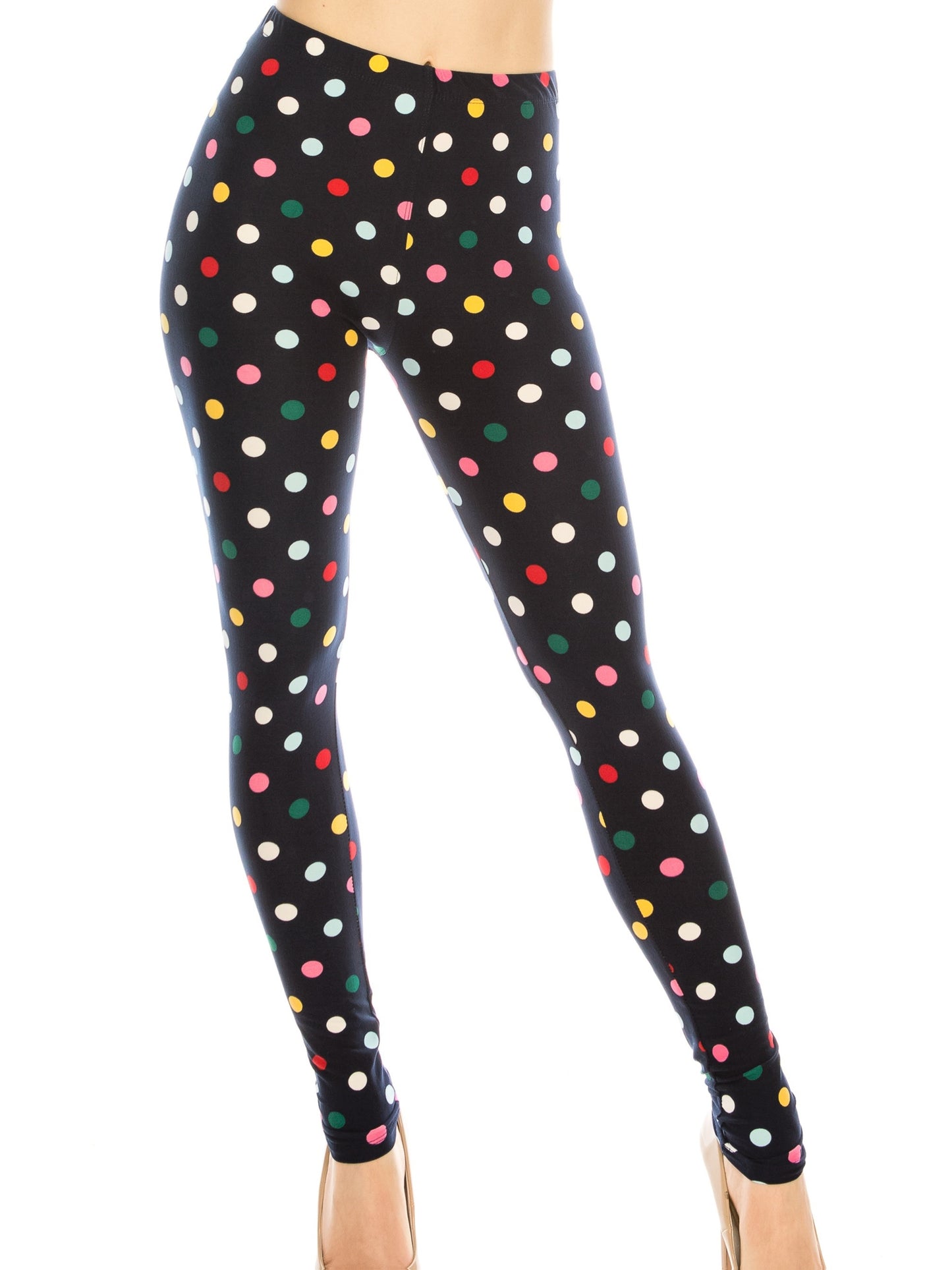 Fashion Printed Leggings For Women No See Through High Stretch Super Soft Leggings Regular