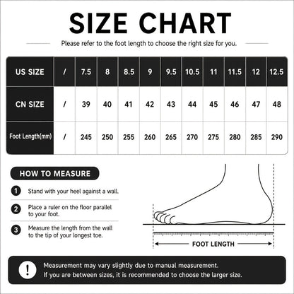 Men's Sneakers - Non-Slip Sole & Lightweight Design