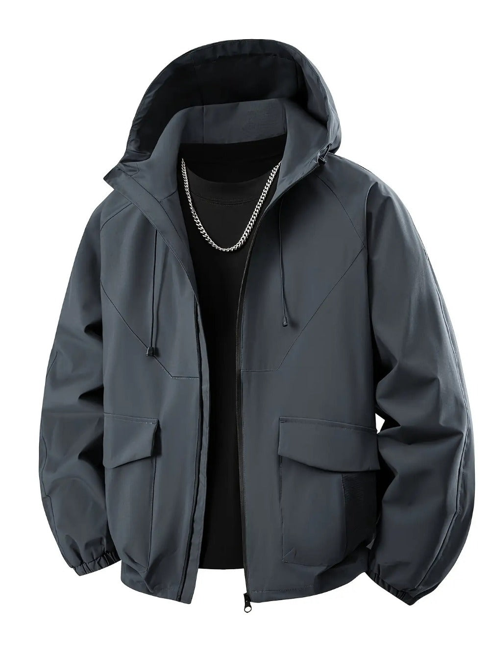 Men's Windproof Pullover Coat
